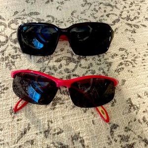 Off brand sport sunglasses two pair